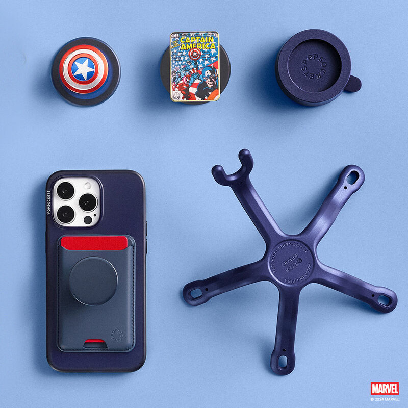 Enamel Captain America Comic Book — PopGrip for MagSafe image number 6